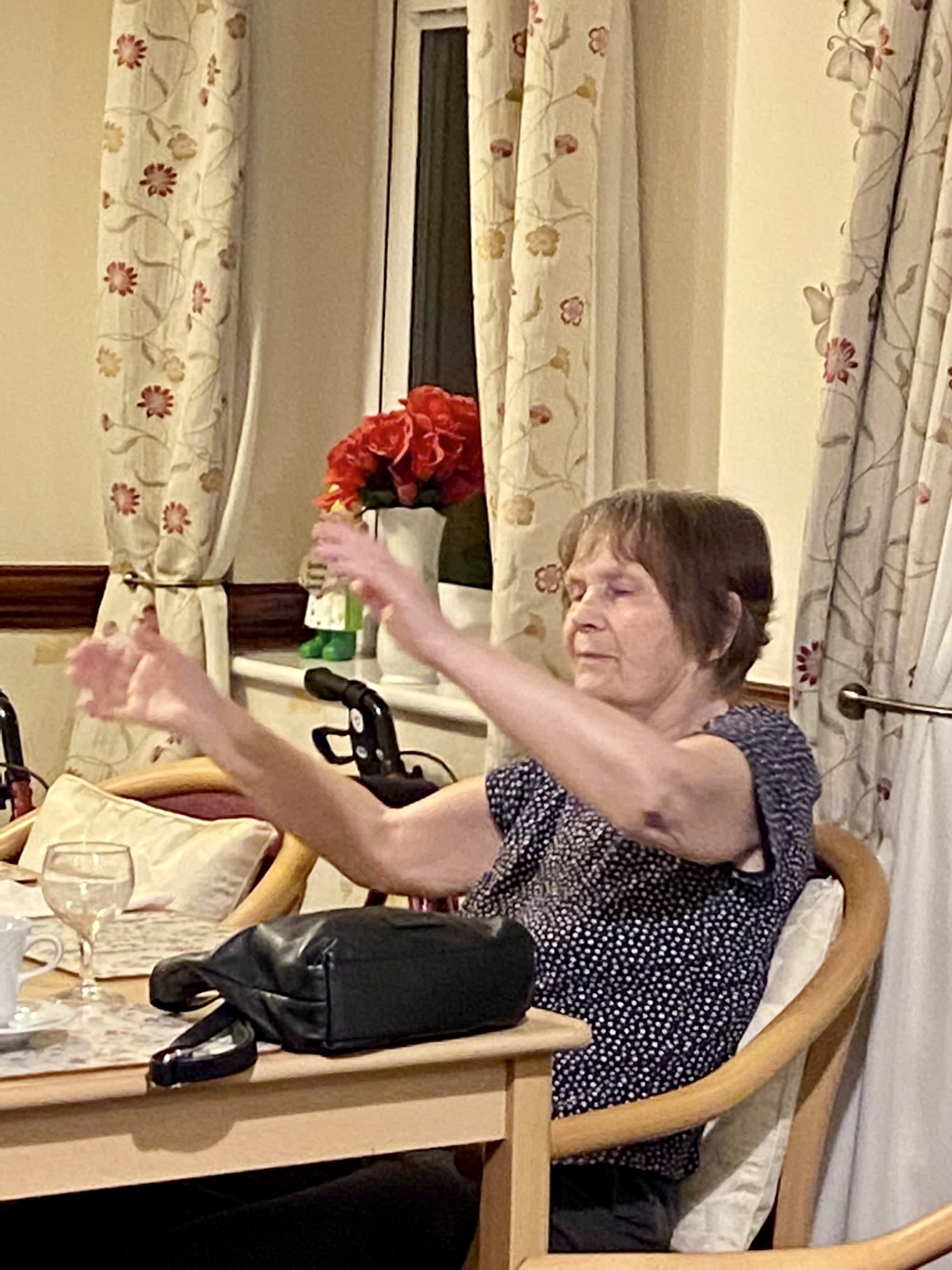 Dancing in the dining room