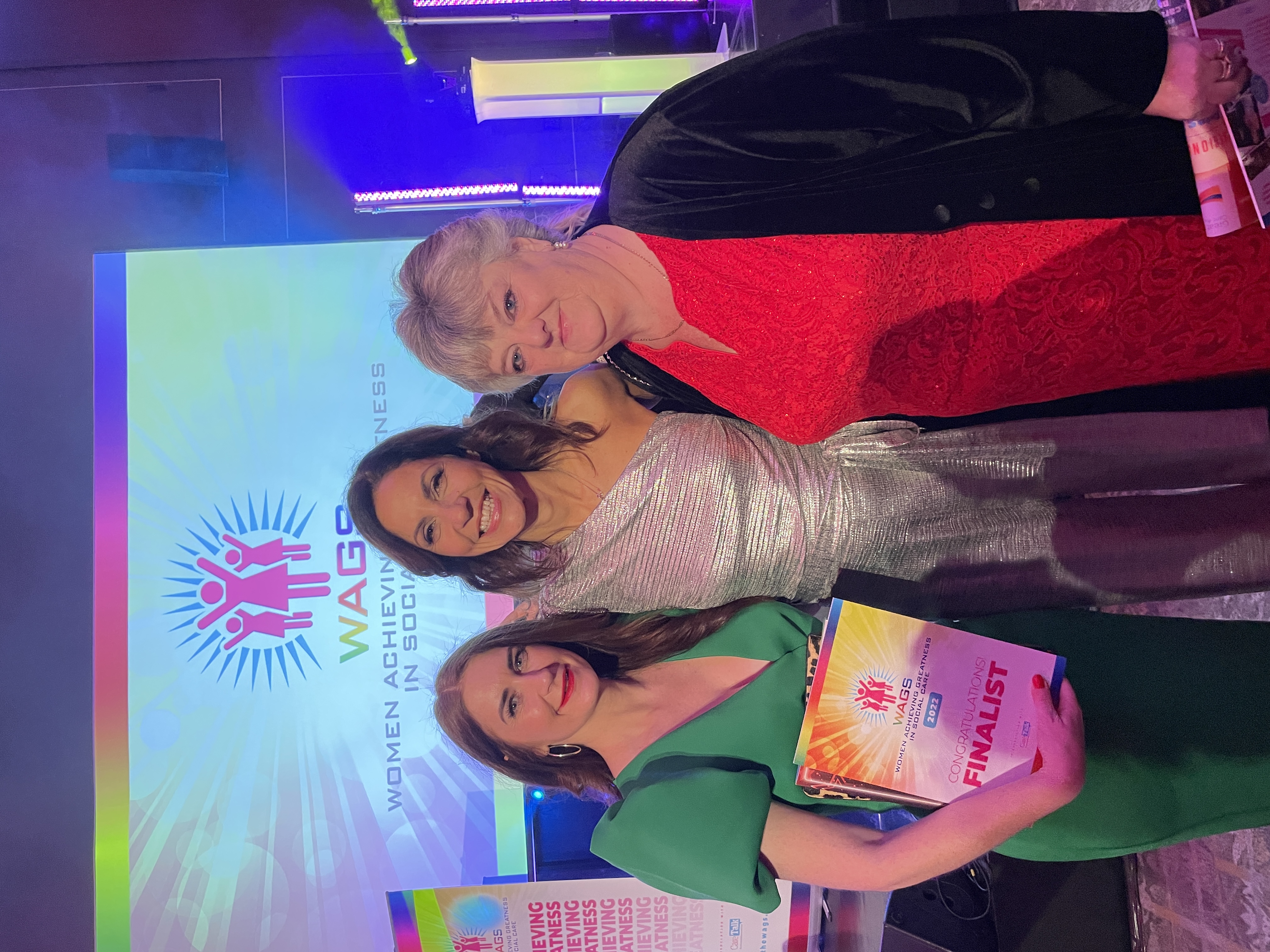 Julia Bradbury with our Finalists